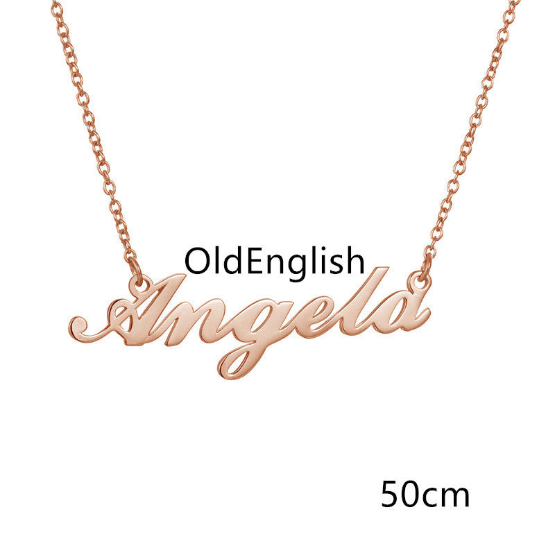 Pendant  Personalized Necklace